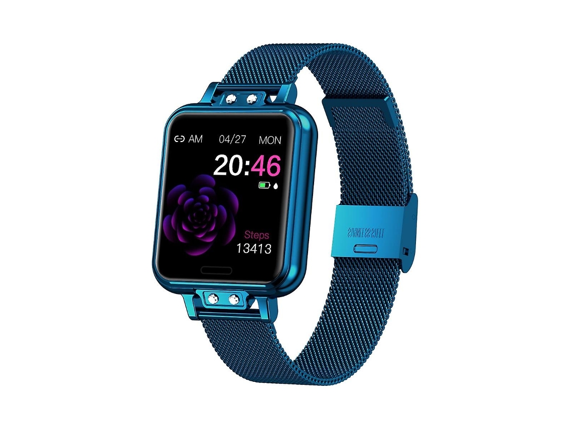 Relógio inteligente Zl13 com tela colorida de 1,22 polegadas VONKELIOS (azul)