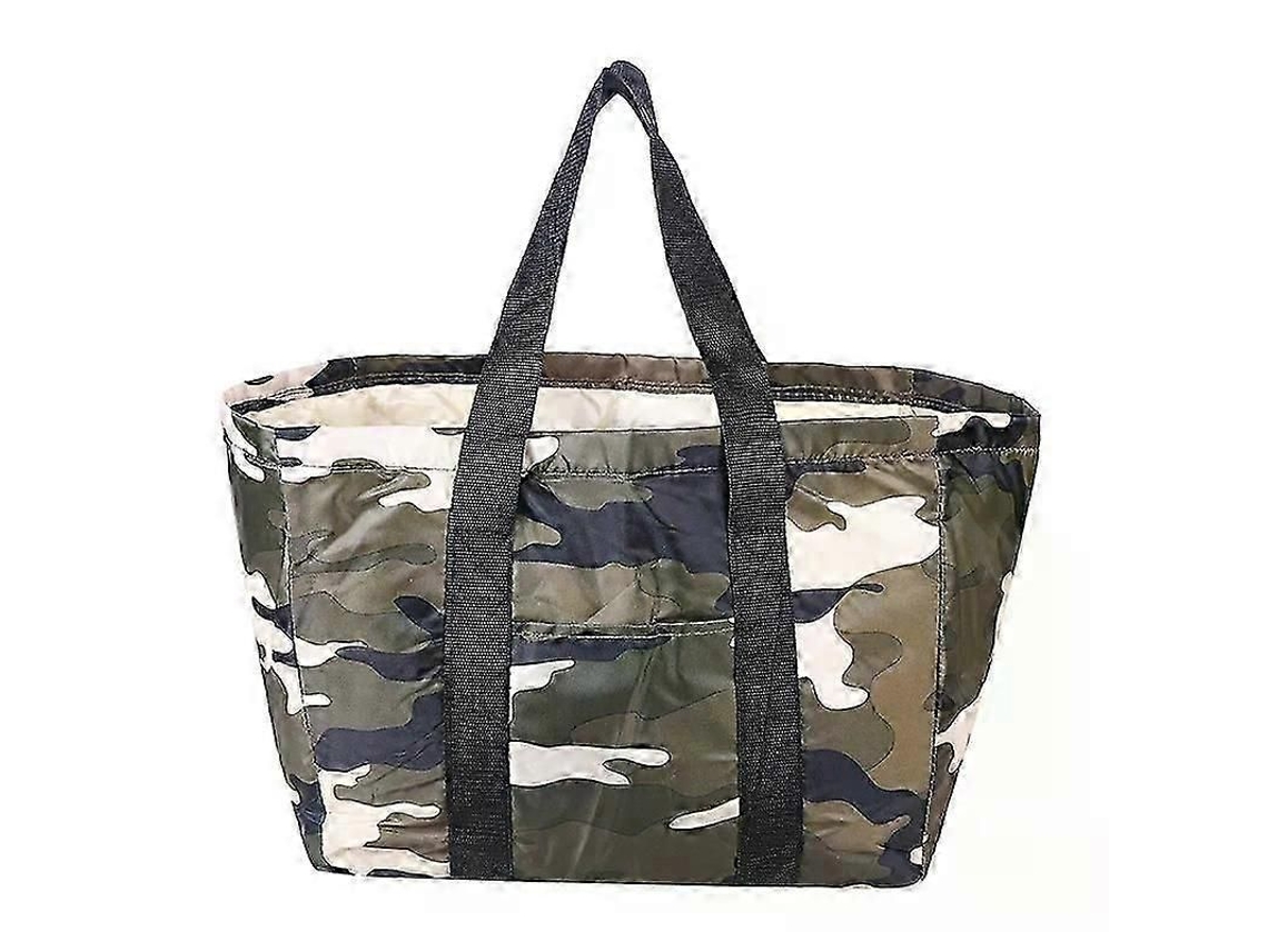 Bolsa Térmica Dobrável de Grande Capacidade com Gelo, Portátil, em Folha de Alumínio, para Piqueniques e Compras. GOKOCO