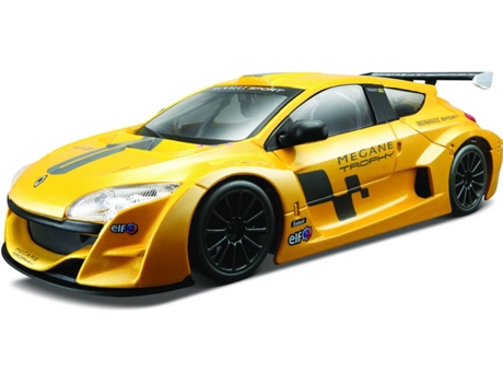 Carro Colecionável BBURAGO Renault Megane Trophy Amarelo (Idade Mínima: 3 Anos)