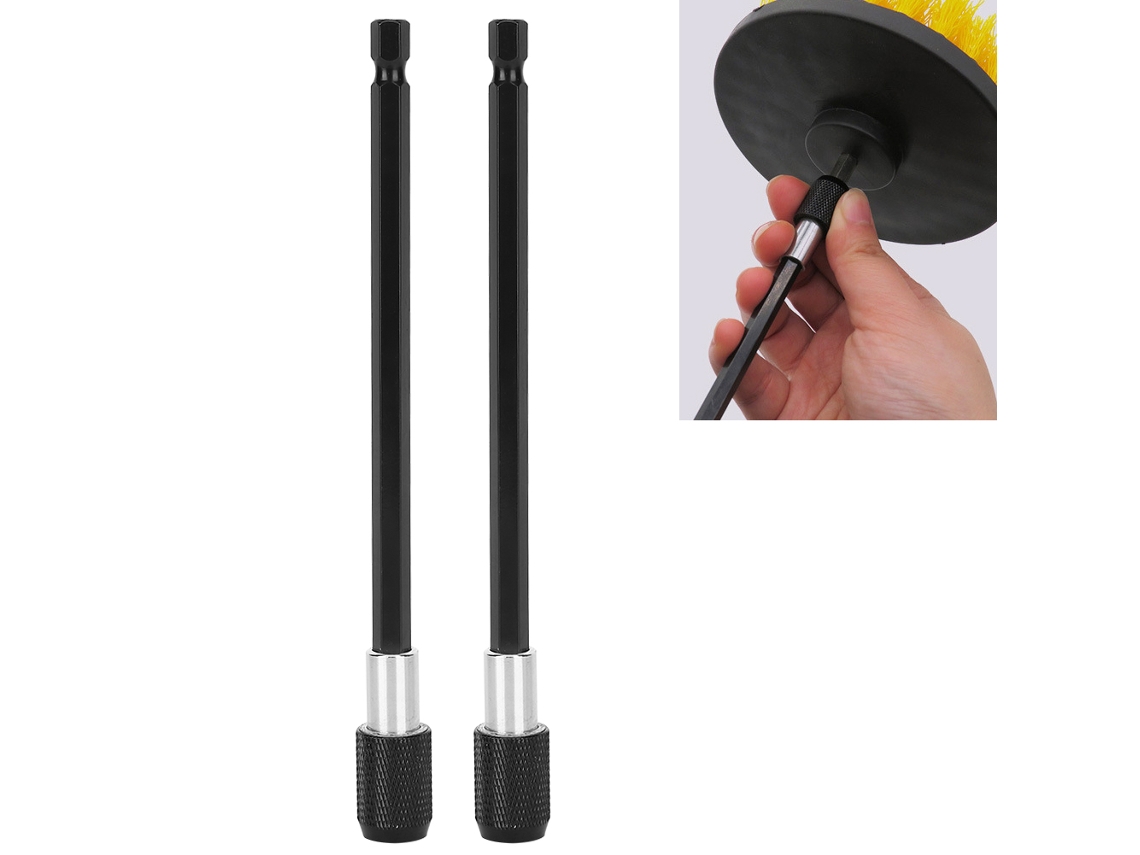 Laxiscreed Vara De Extensão Autolock Para Parafusadeira Elétrica Com Encaixe Hexagonal – Pack De 2