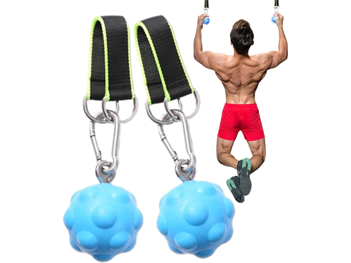 Bolas de Flexão para Exercícios Braço, Equipamento Portátil Treinamento Muscular, Dedos, Atletas S/MARCA