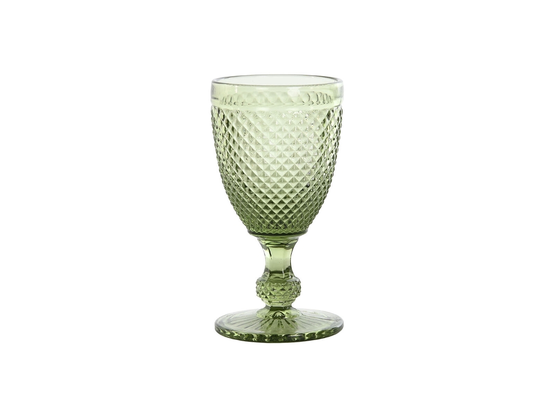 Conjunto de 6 Copos DKD HOME DECOR Verde Cristal (240 ml)
