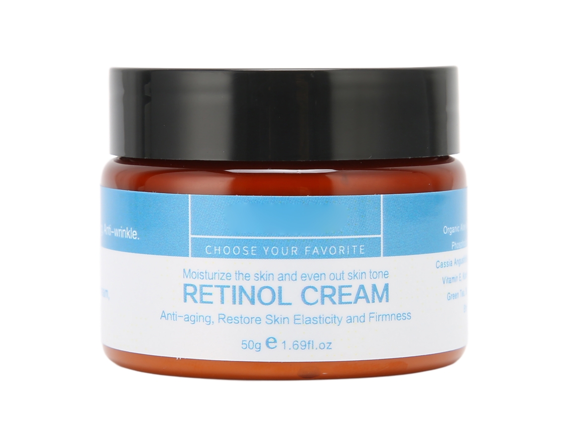 Crema Facial Com Retinol Ilumina O Tom Da Pele, Reduz Linhas Finas E Hidrata 50g Crema Facial Diária