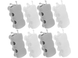 Suporte De Silicone Para Chuveiro, 8 Peças, Sem Necessidade De Furar, Com Ventosa Fácil Instalação E Estabilidade