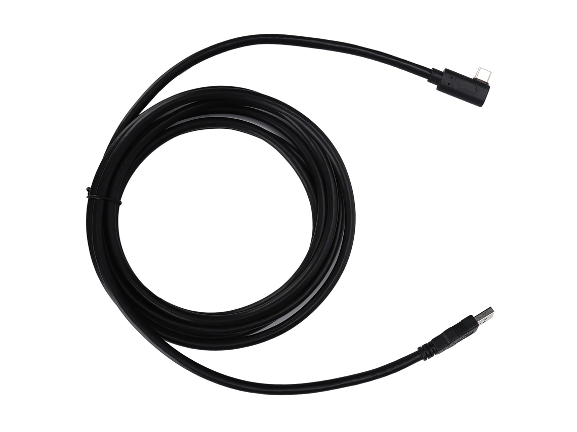 Cabo USB 3.1 Tipo C para USB 3.0 Tipo A com conector em ângulo reto para Oculus Link VR CHABERLU