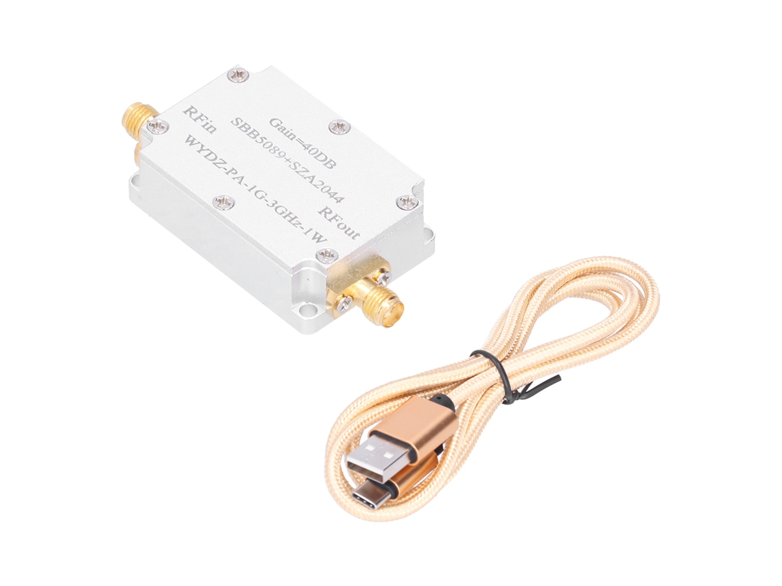 Amplificador De Rf De Baixo Ruído Módulo De Alumínio Sma Fêmea Resistente À Oxidação