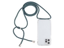 Lurelia Capa Com Cordão Iphone 14 Pro Acrílico Airbag Antichoque