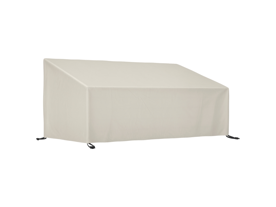 Capa Protetora Para Móveis De Jardim 218x111x63-101 Cm Cobertura De De Tecido Oxford 600d Impermeável Para Sofás Bancos
