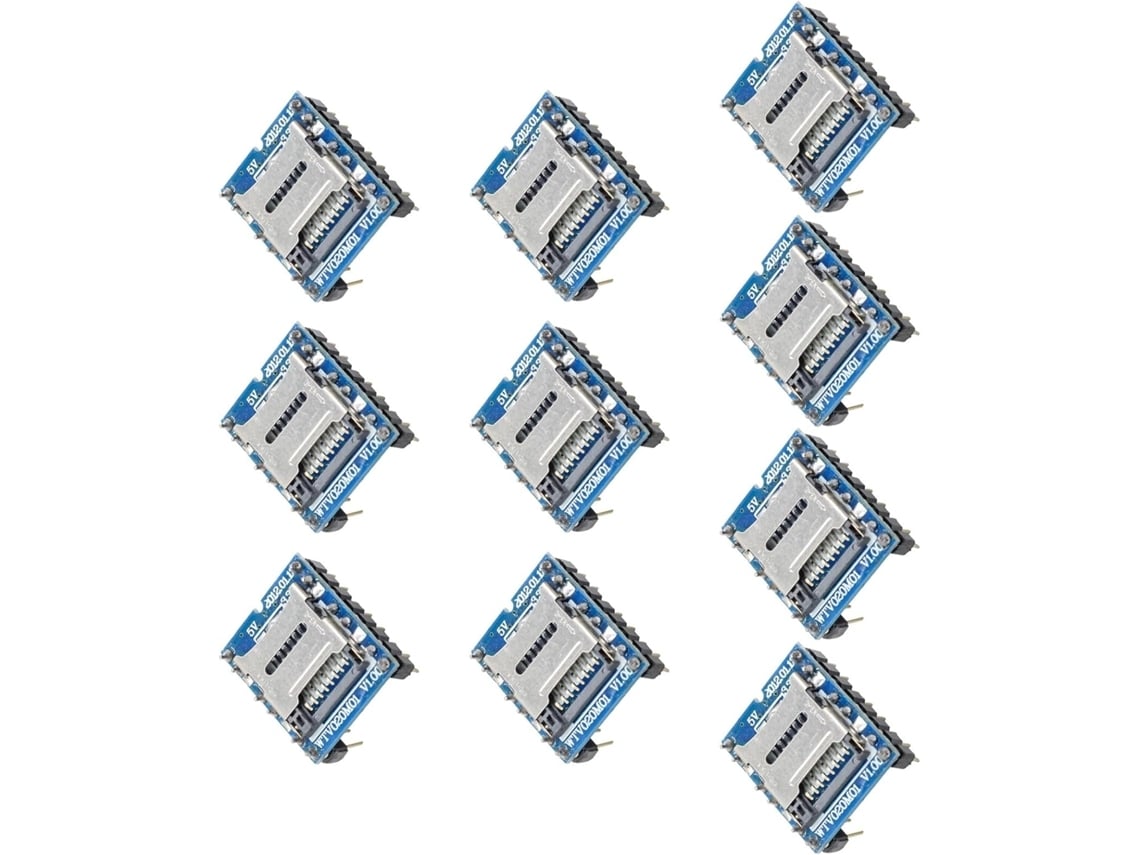 Módulo De Voz Wtv020 Easy Control Board Com Interfaces De Porta Serial E