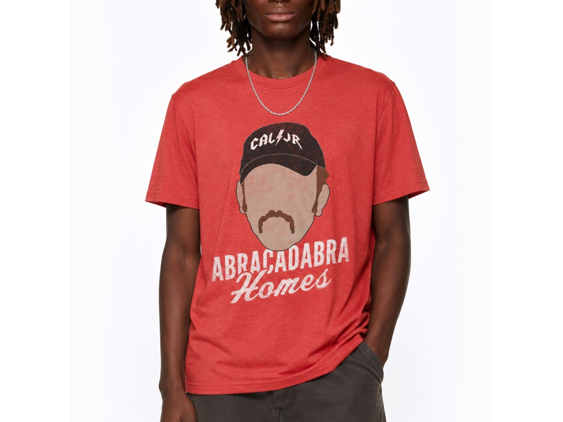 Rockinstone Talladega Nights Abracadabra Homes Red Heather T-shirt Size:xl