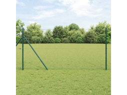 Vidaxl Fixação Para Cerca Hexagonal No Chão 100 X 1,4 M Cinzento Malha