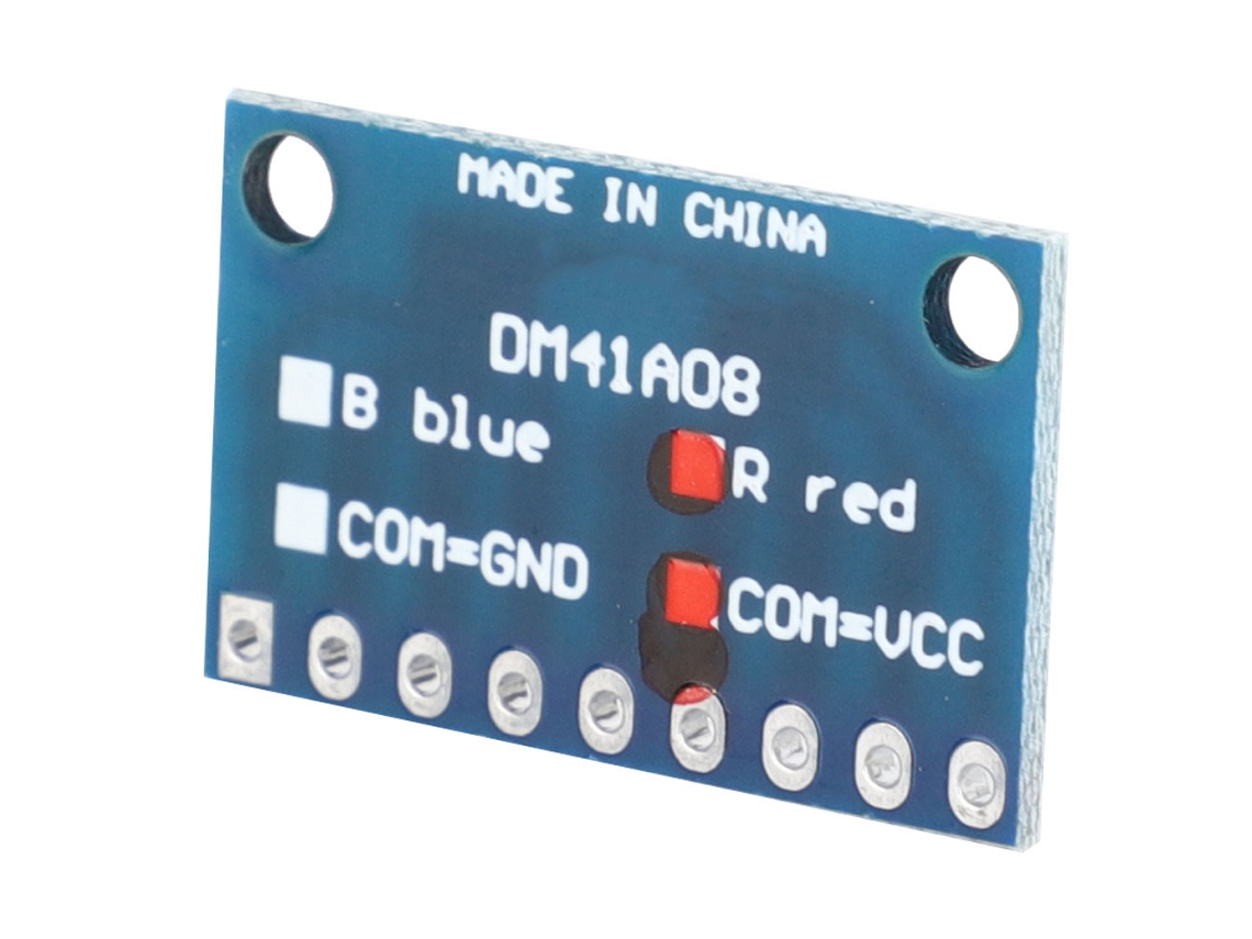 Kit de módulo LED vermelho de ânodo comum, sem pinos, para MCU, ARM e impressora 3D, 3-24 V (dm41b08_r_vcc) (pacote com 4)