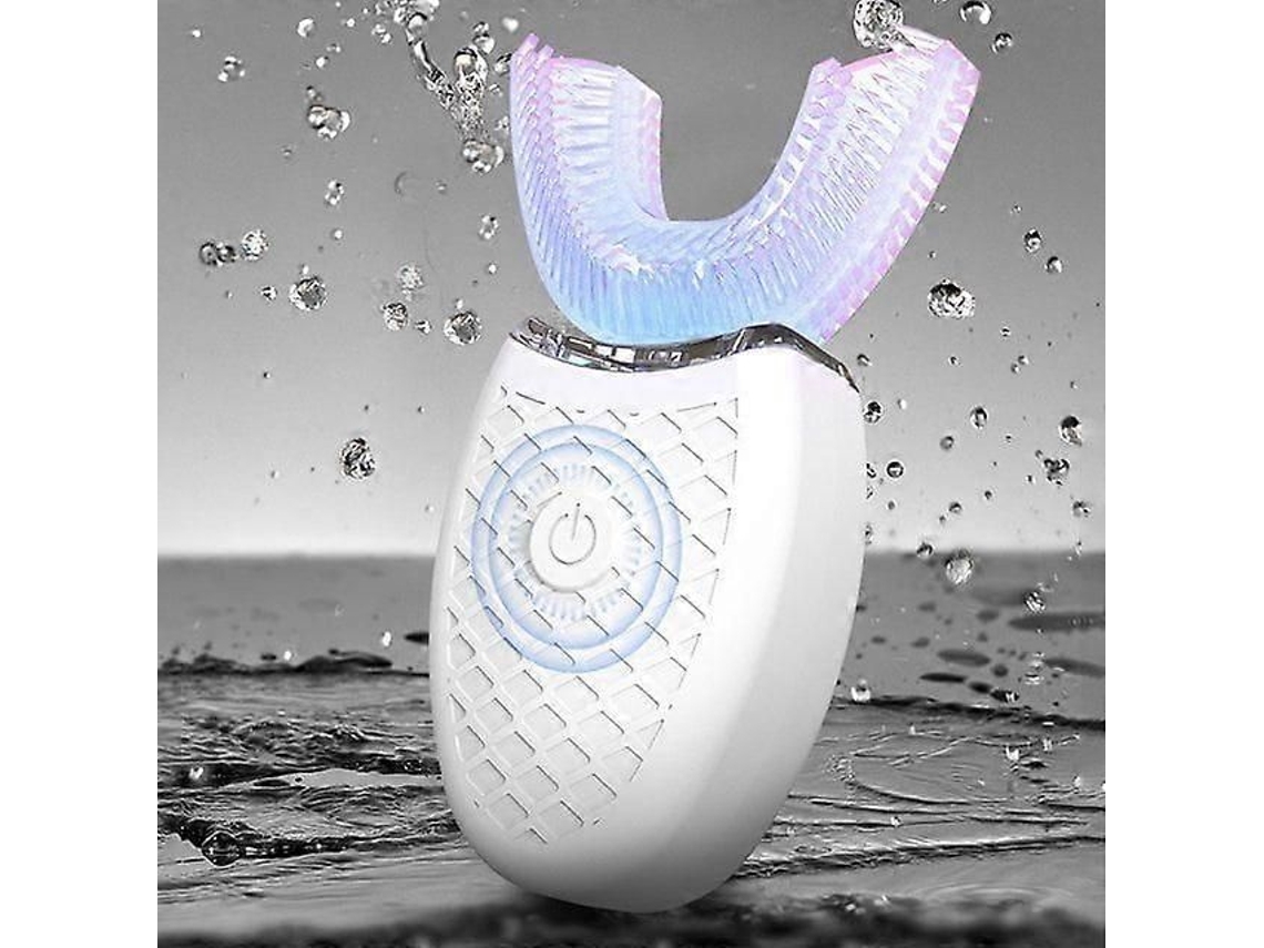 Escova De Dentes Elétrica Totalmente Automática Em Formato De U Com Branqueamento Ultrassônico Prático.