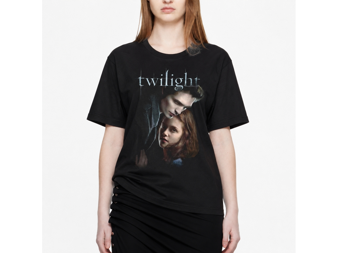 Rockinstone Twilight Movie Ed And Bella Black Adult T-shirt Size:xl