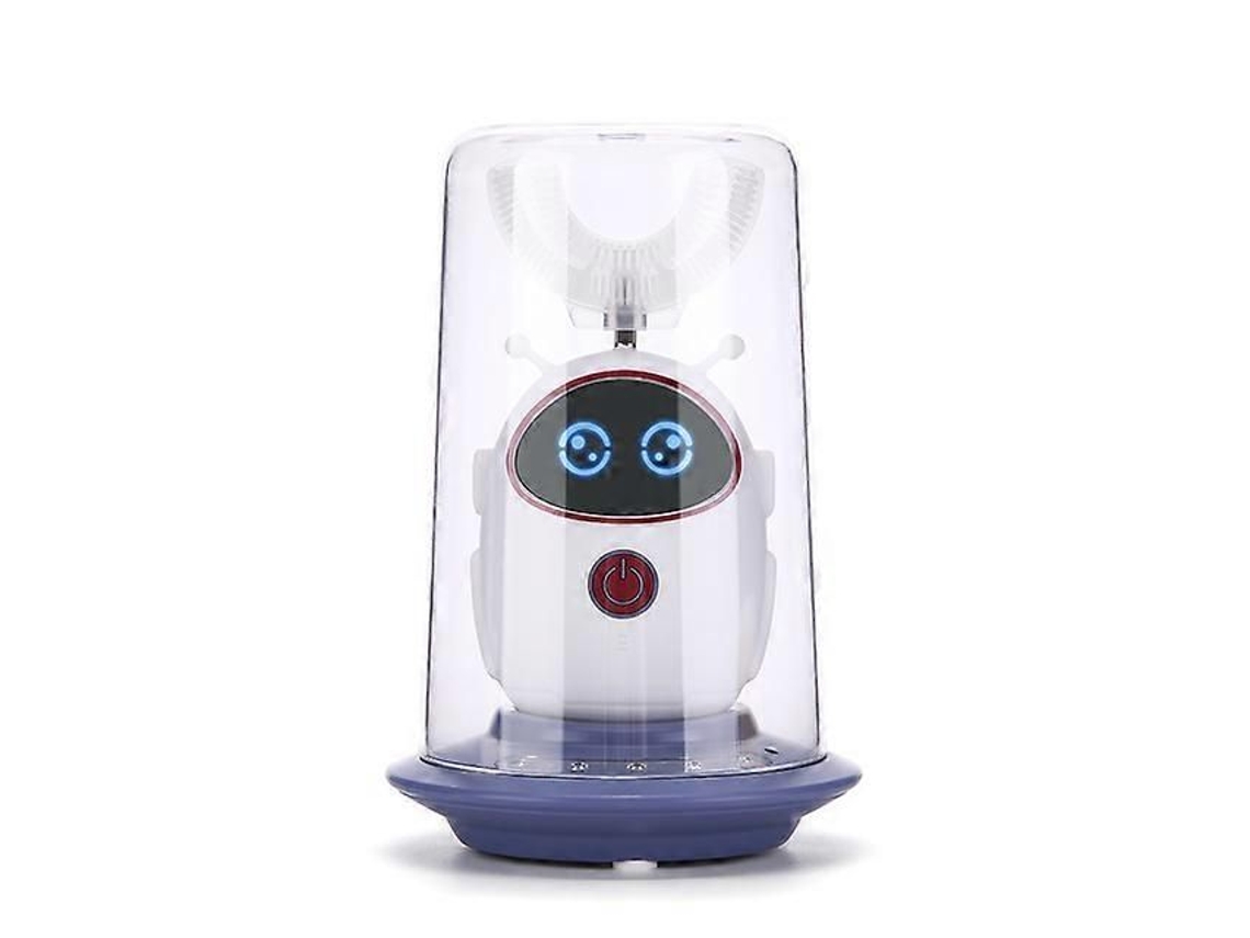 Escova De Dentes Elétrica Sônica Infantil Smart 360 Tipo U Para Crianças De 2 A 12 Anos