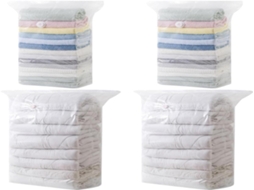 Sacos para aspirador de pó Lurelia, 2 unidades. Tamanho XXL para roupas, lençóis e edredons. Herméticos, compatíveis com aspiradores de pó e impermeáveis.
