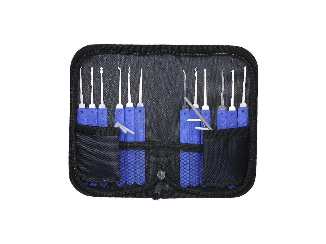 Conjunto Primerox de 17pcs de Arrombamento de Fechaduras + 3 Fechaduras Visíveis