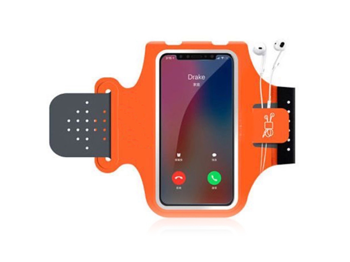 Bolsa De Pulso Multifuncional À Prova D'água Para Celular - Celular De 6,5 Polegadas - Laranja (versão Atualizada)