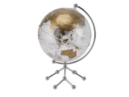 Globo Terrestre Giratório Iluminado Com Luz Para Decoração