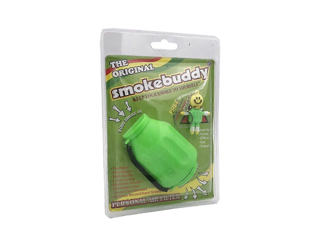 Purificador de ar pessoal Smokebuddy com filtro de carvão ativado Lgl Brilvibera (branco)