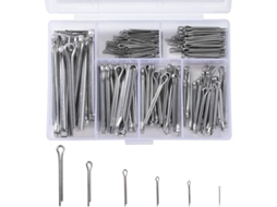 Conjunto De 230 Pinos Aço Inoxidável Para Tesoura, Tamanhos M1, M2, M2.5, M3, M4 E M5, Com Caixa De Armazenamento