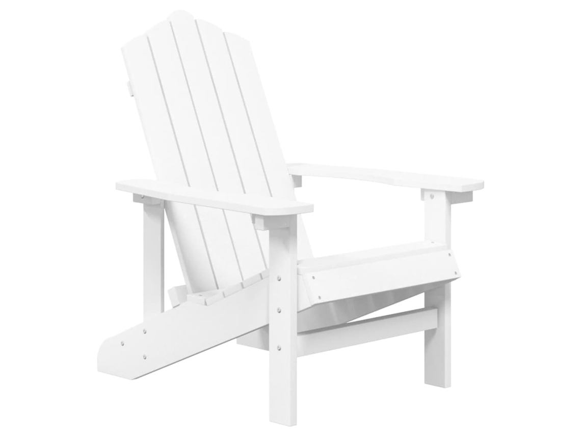 Maison Exclusive - Cadeira De Jardim Adirondack Pead Branco