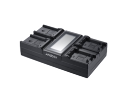 2026 cargador de Baterías 4 Canales para En el15, Np fw50, F970, Np f550 Cámara Sony A7iii, A7siii Y Accesorios de Fotografía