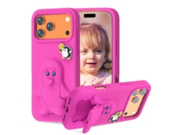 Capa Para Celular Penguin Baby Em Eva À Prova De Choque Com Suporte Para Iphone 17 Pro Max