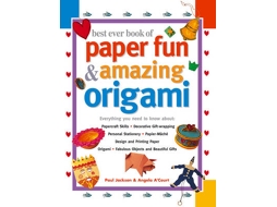 Livro best ever book of paper fun &amp; amazing origami de paul jackson (inglês)