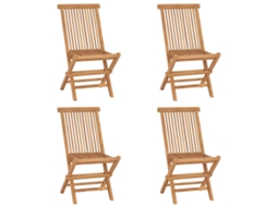 Folding Chair, Folding Chairs Vidaxl Marrom Madeira (n/a)