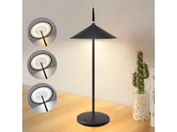 Lâmpada De Cabeceira Sem Fio, Pacote Com 2 Led Touch, Preta, Regulável, 1800 Mha, Recarregável Com Usb, Led Permanentemente Integrado, Ip44 Nettlife