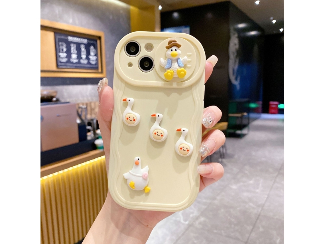 Zsanfs Capa Para Iphone 16 Pro Max, Cor Amarelo