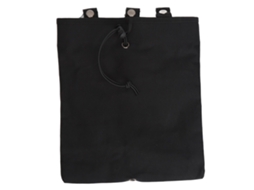 Bolsa de Corda Preta Oxford Capacidade Grande