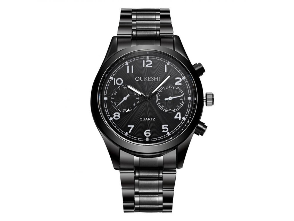 Reloj De Pulsera De Quartzo Analógico Con Correa De Aleación Para Hombre Estilo Empresarial