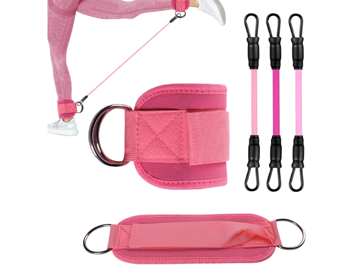 Faixas De Tornozelo Ajustáveis, Portáteis E Eficazes | Elásticas Para Exercícios Em Casa, Treinos Diários