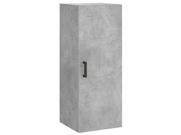 Wall Mounted Cabinet, Wall Mounted Cabinets Vidaxl Cinzeto Madeira Processada (n/a)
