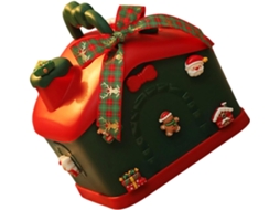 Caixa Portátil Para Decoração De Natal, Em Pp, Organizadora Versátil Para Frutas E Artesanato Da Estação