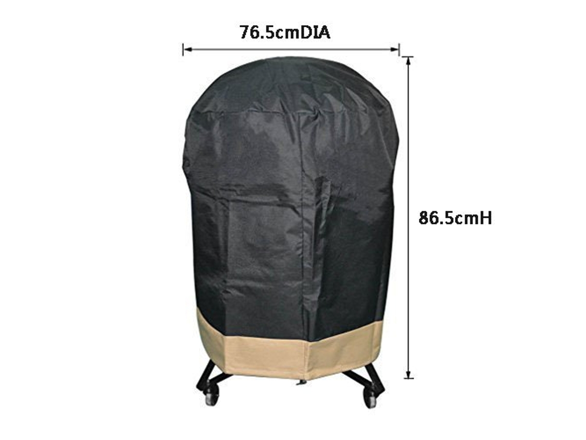 Capa Cerâmica Onlyfire Para Churrasqueiras Compatível Com Big Green Egg, Kamado Joe, Domo, Pit Boss K22, Louisiana K22, Coyote Asado 61x70cm Btforus