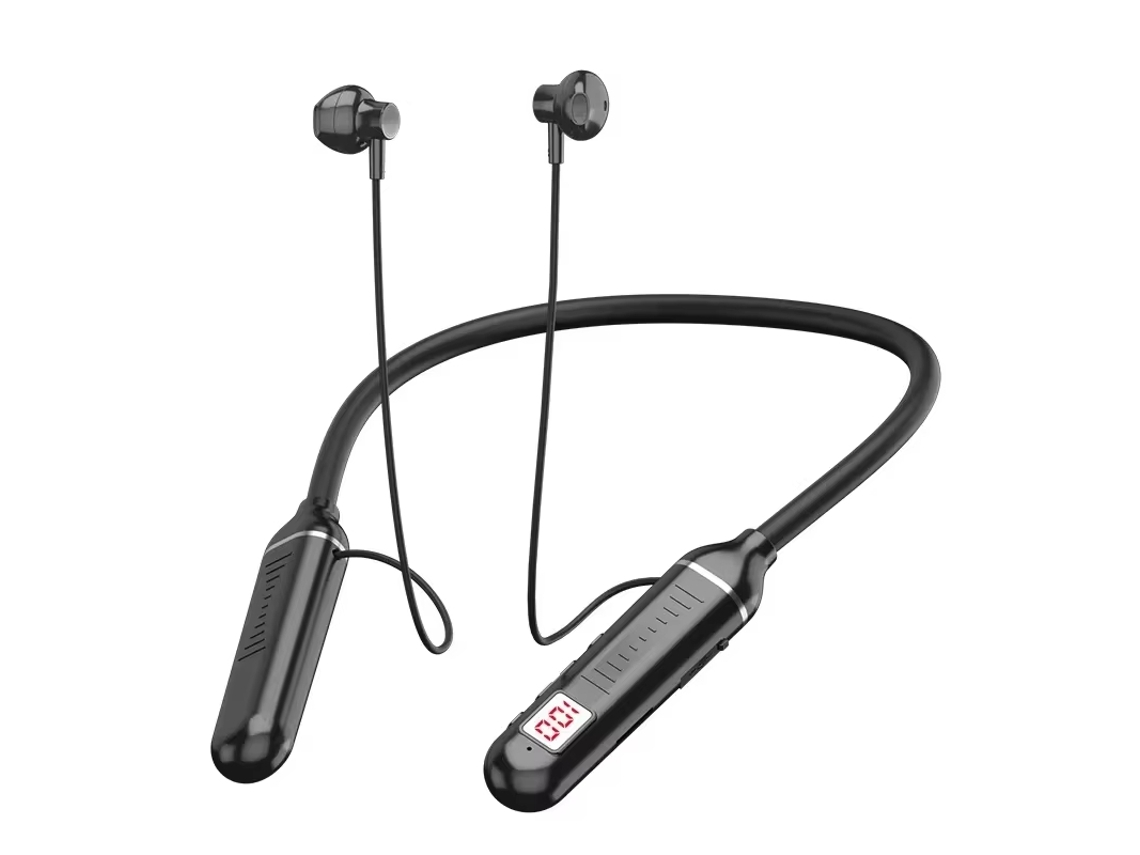 Fones de Ouvido Bluetooth 5.2 com Faixa para Pescoço e Som Estéreo MDUG