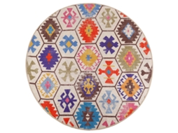 Rug, Rugs Vidaxl Multicolor Poliéster (ø 120 Cm)