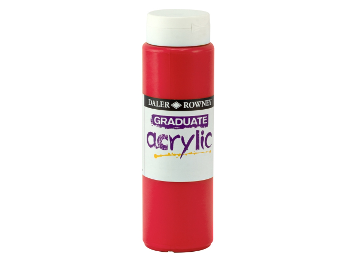 Pintura Acrílica Graduate Daler Rowny 500 Ml (Vermelho Carmesim)