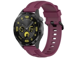 Pulseira De Silicone Para Relógio Kalebol Com Fivela Preta E Estampa De Pneu.
