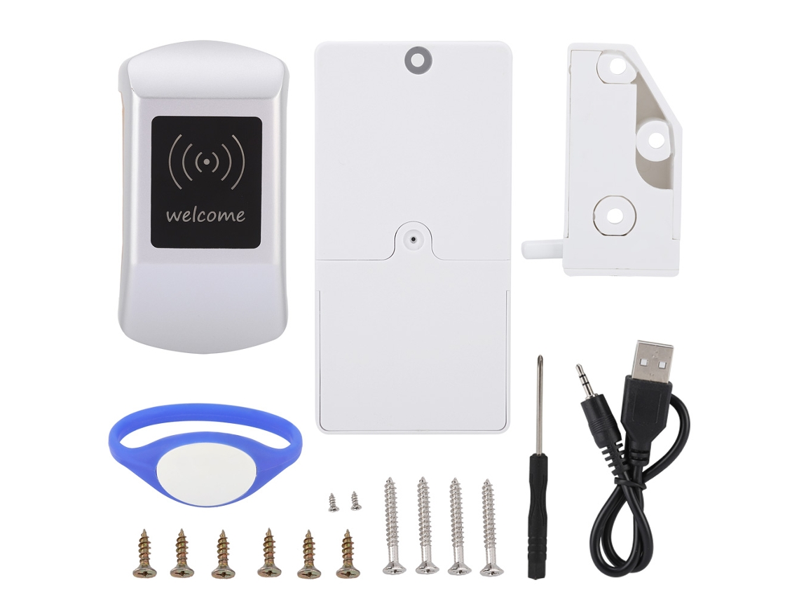 Fechadura De Armário Com Indução Inteligente (com Indução De Cartão Magnético, Compatível Com Cartão De Pulseira De Silicone)