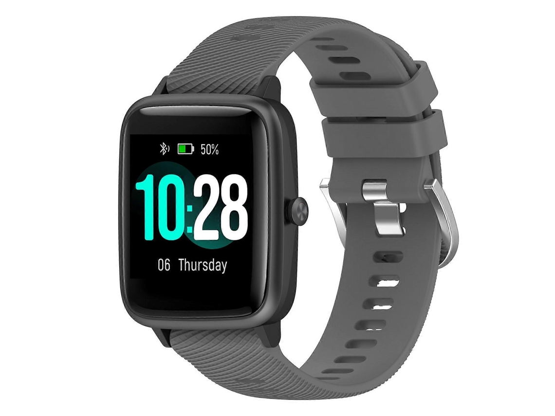 Pulseira De Silicone Texturizada Cruzada De 19 Mm Para Xiaomi Haylou Solar Ls01