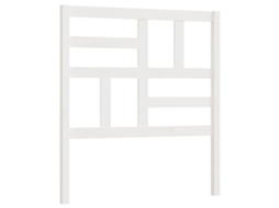 Bed Headboard, Bed Headboards Vidaxl Branco Madeira De Pinho (106 X 104 Cm)