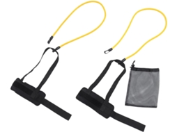 Conjunto De Cinto Treinamento Natação Ajustável Topbathy Com Bolsa Malha Para Resistência Na Estacionária