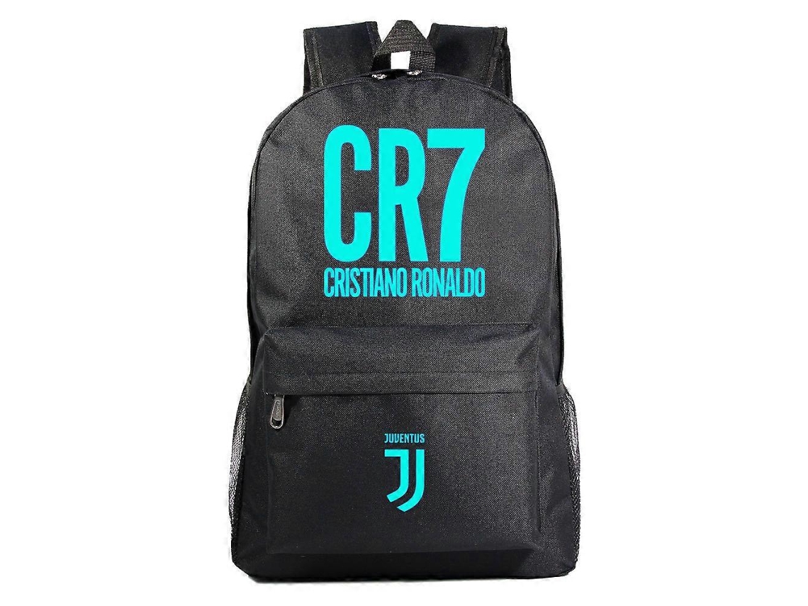 Mochila Escolar, Unissex, Juvenil, Estilo Futebol, Led Luminoso, Azul, Aulas