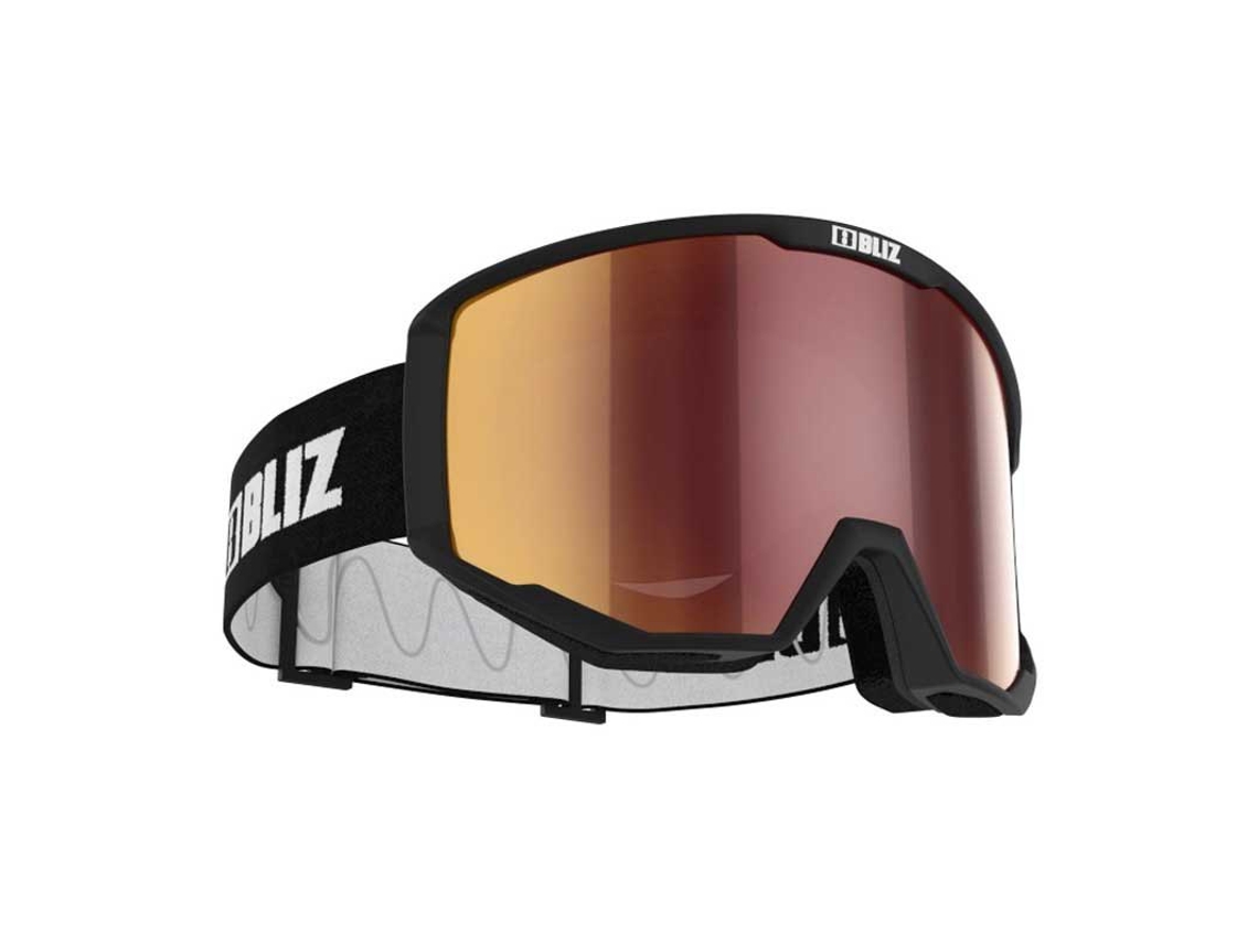 BLIZ Máscara Esqui Spark Dourado Brown With Red Multicoating/CAT3