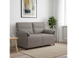 Vidaxl Sofá Para 2 Pessoas Cinzento-acastanhado 138 X 83 X 95 Cm