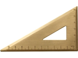 Lurelia Régua Triangular Em Metal Para Geometria E Matemática